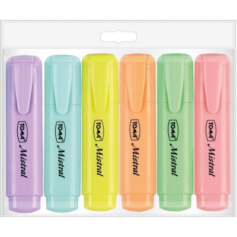 Zakreślacz MISTRAL wkład mix Toma (TO-334 9 6)