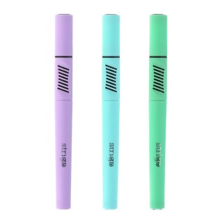 Zakreślacz pastel trójkątny 3 szt 5905658810320 wkład mix 3,0mm Strigo (SSC351)