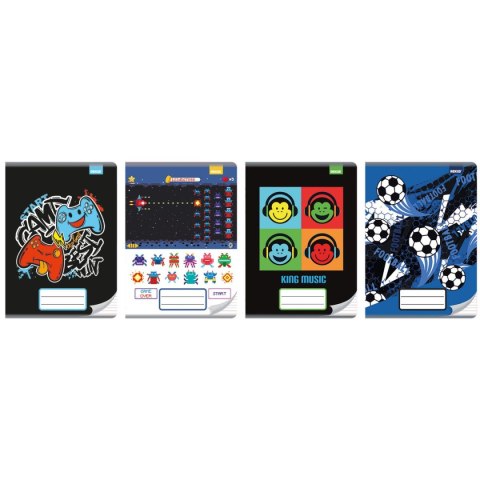 Zeszyt NO NAME - CHŁOPIEC A5 16k. linia kolor Beniamin