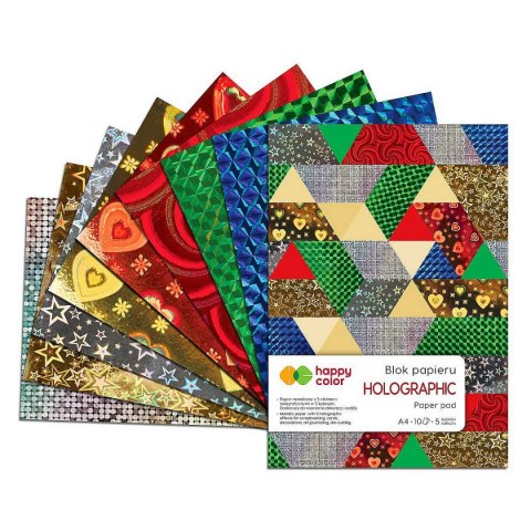 Zeszyt papierów kolorowych A4 70g 10k Happy Color (HA 3807 2030-HO)