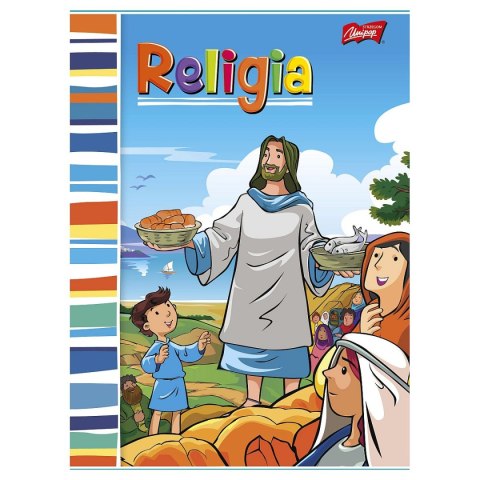 Zeszyt tematyczny religia A5 32k. 70g krata St.Majewski