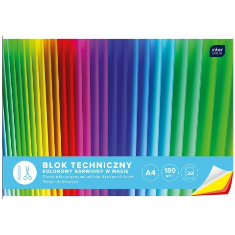 Blok techniczny A4 180g 20k Interdruk (BLTKA4LUX)
