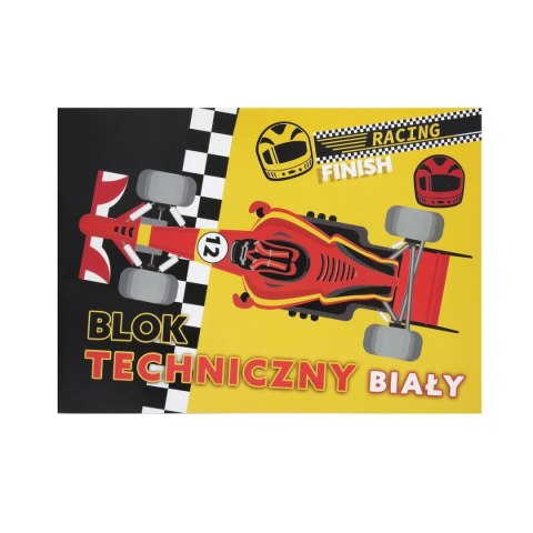 Blok techniczny biały NO NAME - CHŁOPIEC A4 biały 20k Beniamin