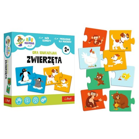 Gra edukacyjna ABC Malucha Zwierzęta Trefl (02905)