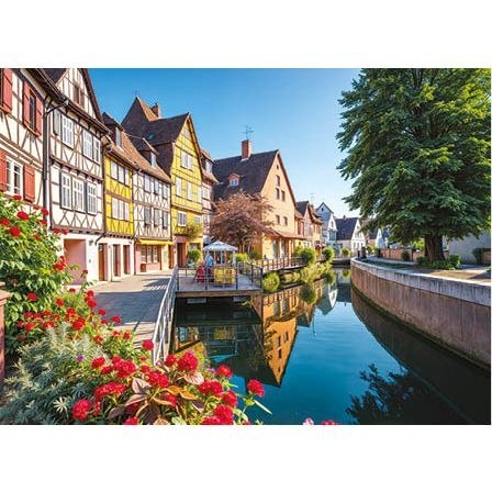 Kalendarz ścienny MALOWNICZY COLMAR TRÓJDZIELNY 320mm x 855mm Jotan (T48)