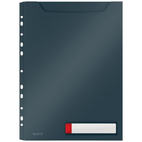 Koszulki na dokumenty Cosy A4 kolor: szara typu U Leitz (46680089)