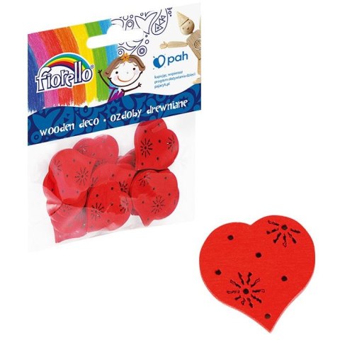 Ozdoba drewniana serduszka Fiorello (GR-WD791)