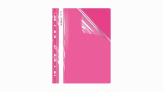 Skoroszyt ECOnomy A4 różowy polipropylen PP Biurfol (STP-02-10)
