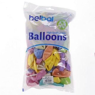 Balon gumowy perłowy 100 szt mix 12cal Partydeco (12M-000P)
