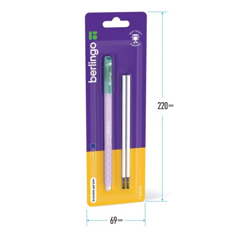 Długopis Haze wymazywalny wkład niebieski 0,5mm Berlingo (338375)