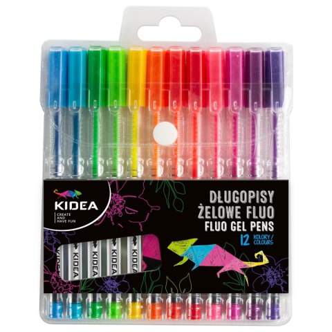 Długopis zelowe wkład mix Kidea (DZFA12KA)