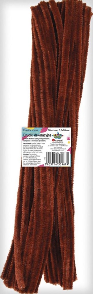 Drucik Craft-Fun Series kreatywny kolor: brązowy 300mm 50 szt Titanum (T20)