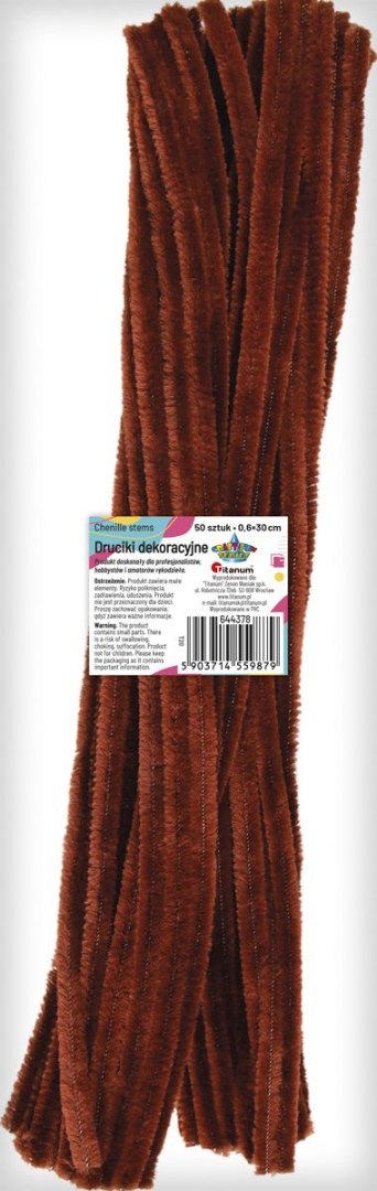 Drucik Craft-Fun Series kreatywny kolor: brązowy 300mm 50 szt Titanum (T20)