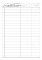 Druk offsetowy Książka raportów pielęgniarskich A4 100k. Stolgraf (Z111)