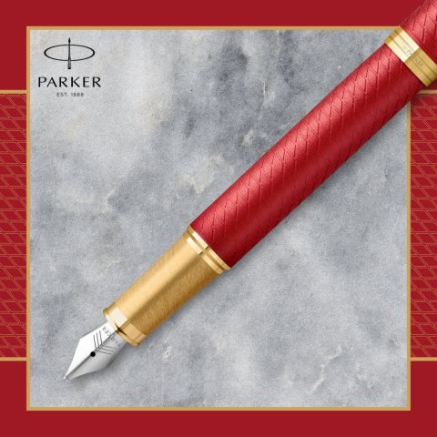 Ekskluzywne pióro tłoczkowe RED Parker (2143650)