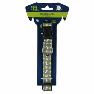 Gadżet Obroża dla psa 2 cm w łapki i kości Trik Roll (560692)