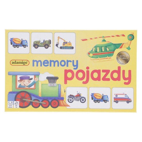 Gra pamięciowa pojazdy memory Adamigo