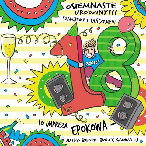 Kartka składana Karnet KW HOLOGRAM 18-STKA NIEBIESKA kw Henry (5907465665056)