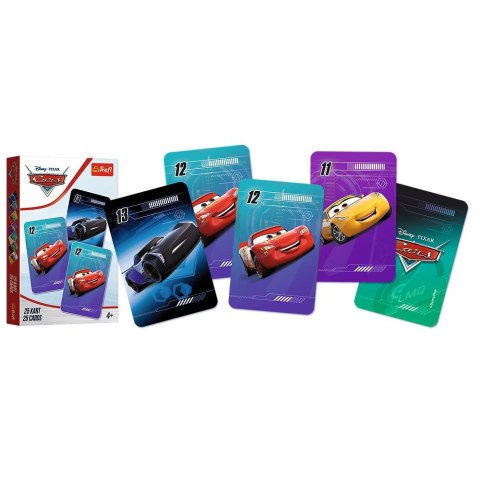 Karty Cars Piotruś Trefl (08511) 25 sztuk