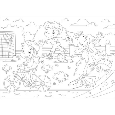 Kolorowanka podłogowa Beniamin (110628)