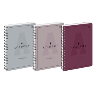 Kołozeszyt (kołonotatnik) ACADEMY A4 100k. 90g krata Interdruk (KOŁOZA4100AC)