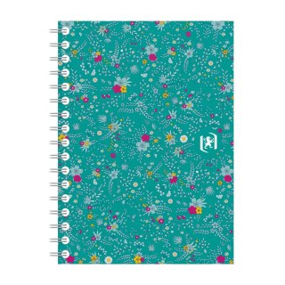 Kołozeszyt (kołonotatnik) Floral A6 50k. 90g krata Oxford (400094826)