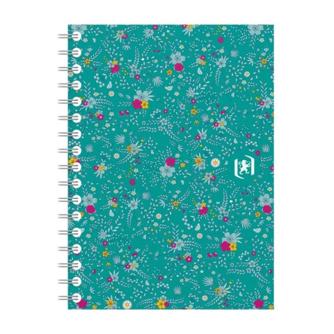 Kołozeszyt (kołonotatnik) Floral A6 50k. 90g krata Oxford (400094826)