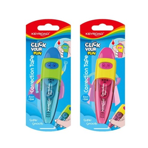 Korektor w taśmie (myszka) 5x6 [mm*m] Keyroad (KR972101)