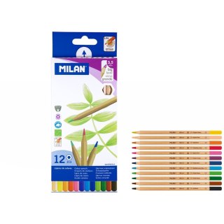 Kredki ołówkowe metalizowane 12 kol. Milan (0722112)