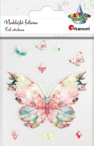 Naklejka (nalepka) Craft-Fun Series Motyle foliowe Titanum (25MD005)