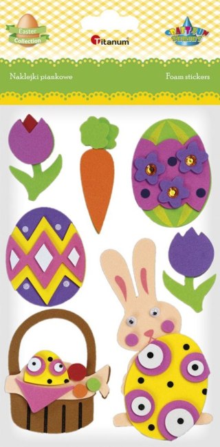Naklejka (nalepka) Craft-Fun Series Wielkanoc Titanum (NCR025)