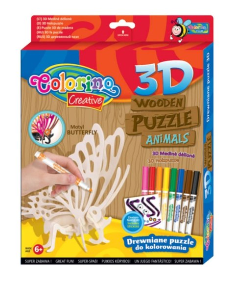 Puzzle Colorino drewniane Patio (32490)