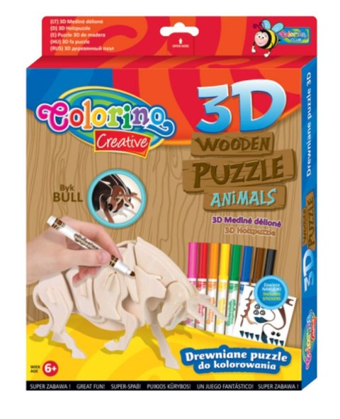 Puzzle Colorino drewniane Patio (32490)