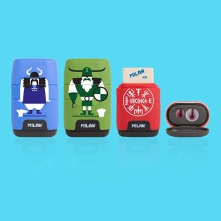 Temperówko-gumka Compact Vikings Milan (4703116VK)