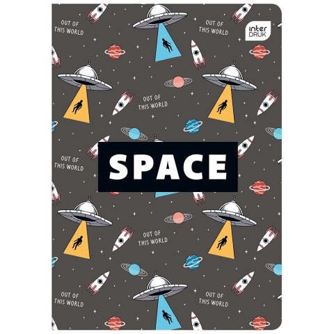 Zeszyt A5 32k. 70g podwójna linia kolor Interdruk (ZE32KFL)