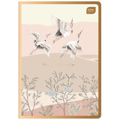 Zeszyt SATIN GOLD A5 80k. 70g krata Interdruk (ZEA560#)