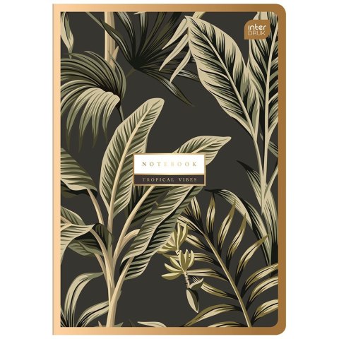 Zeszyt SATIN GOLD A5 80k. 70g krata Interdruk (ZEA560#)