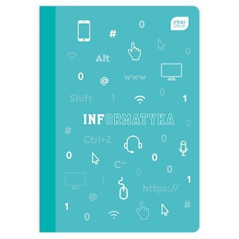 Zeszyt tematyczny Matematyka A5 60k. 70g krata Interdruk