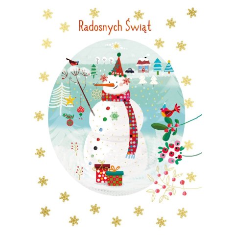 Kartka składana BN BAŁWAN W KÓŁKU B6 Henry (5905701480012)