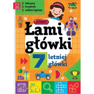 Książka dla dzieci Łamigłówki 7-letniej główki Aksjomat