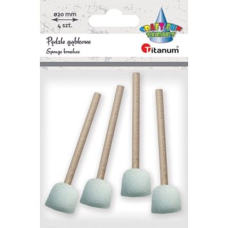 Pędzel Craft-Fun Series gąbka do malowania 2cm Titanum