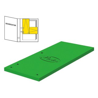 Przekładka czysta 1/3 A4 zielona 160g 50k Protos