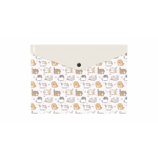 Teczka plastikowa na zatrzask KITTENS A4 mix Biurfol (TKN-A4-35)