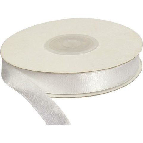 Wstążka Craft-Fun Series satynowa 12x25 [mm x m] biały Titanum (311948)