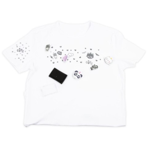 Zestaw pieczątek STEMPLE DO DEKORACJI TKANIN I OBUWIA Kidea (ZSDTOKA)