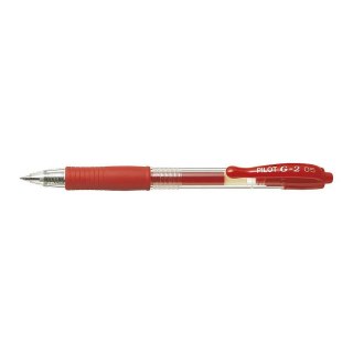 Długopis żelowy G2 wkład czerwony 0,5mm Pilot (BL-G2-5-R)