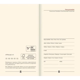 Kalendarz książkowy (terminarz) mix vivella kieszonkowy A6 Lucrum (11T)