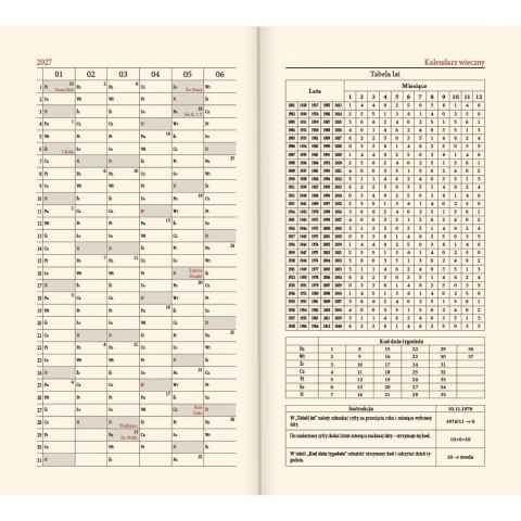 Kalendarz książkowy (terminarz) mix vivella kieszonkowy A6 Lucrum (11T)