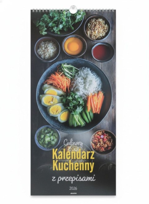 Kalendarz ścienny KUCHENNY wieloplanszowy paskowy 220mm x 490mm Avanti (KPD-3)