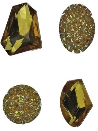 Kryształki Craft-Fun Series 16 sztuk złote Titanum (23mH03146)